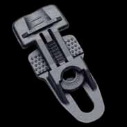 Holden Mini Clip 70mm Large Black