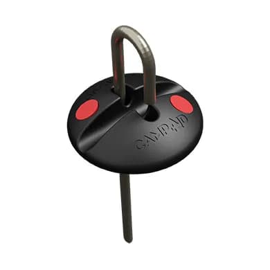 Bright Button Reflective Groundsheet Fastener Peg Type