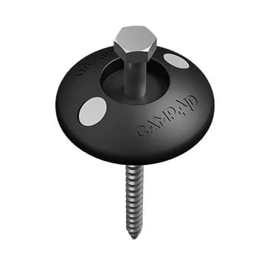 Bright Button Reflective Groundsheet Fastener Screw Type